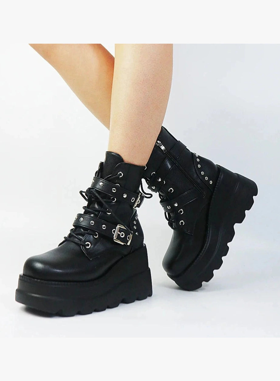 Y2k Alt Comfy Ankle Boots