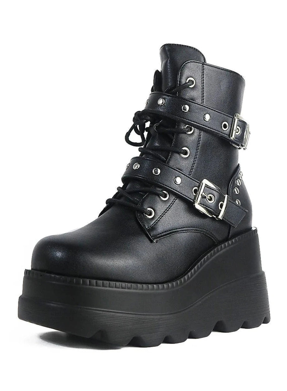 Y2k Alt Comfy Ankle Boots