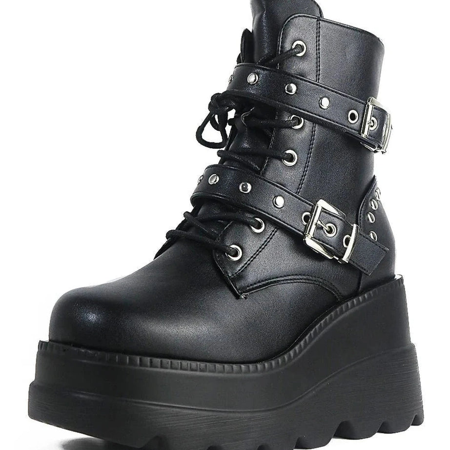 Y2k Alt Comfy Ankle Boots