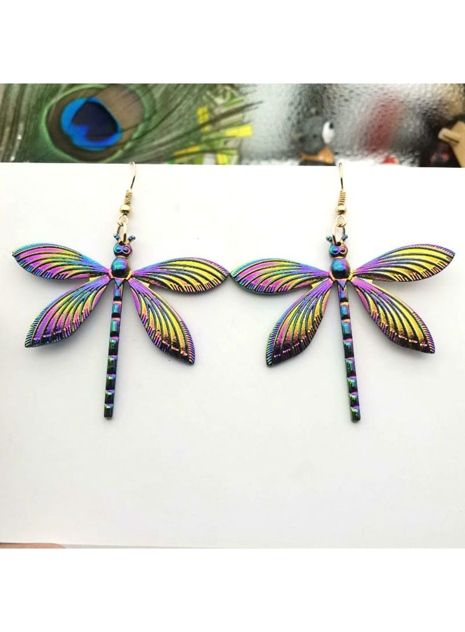 Y2k Alt Fashion Dragonfly Earrings