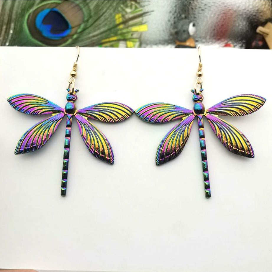 Y2k Alt Fashion Dragonfly Earrings