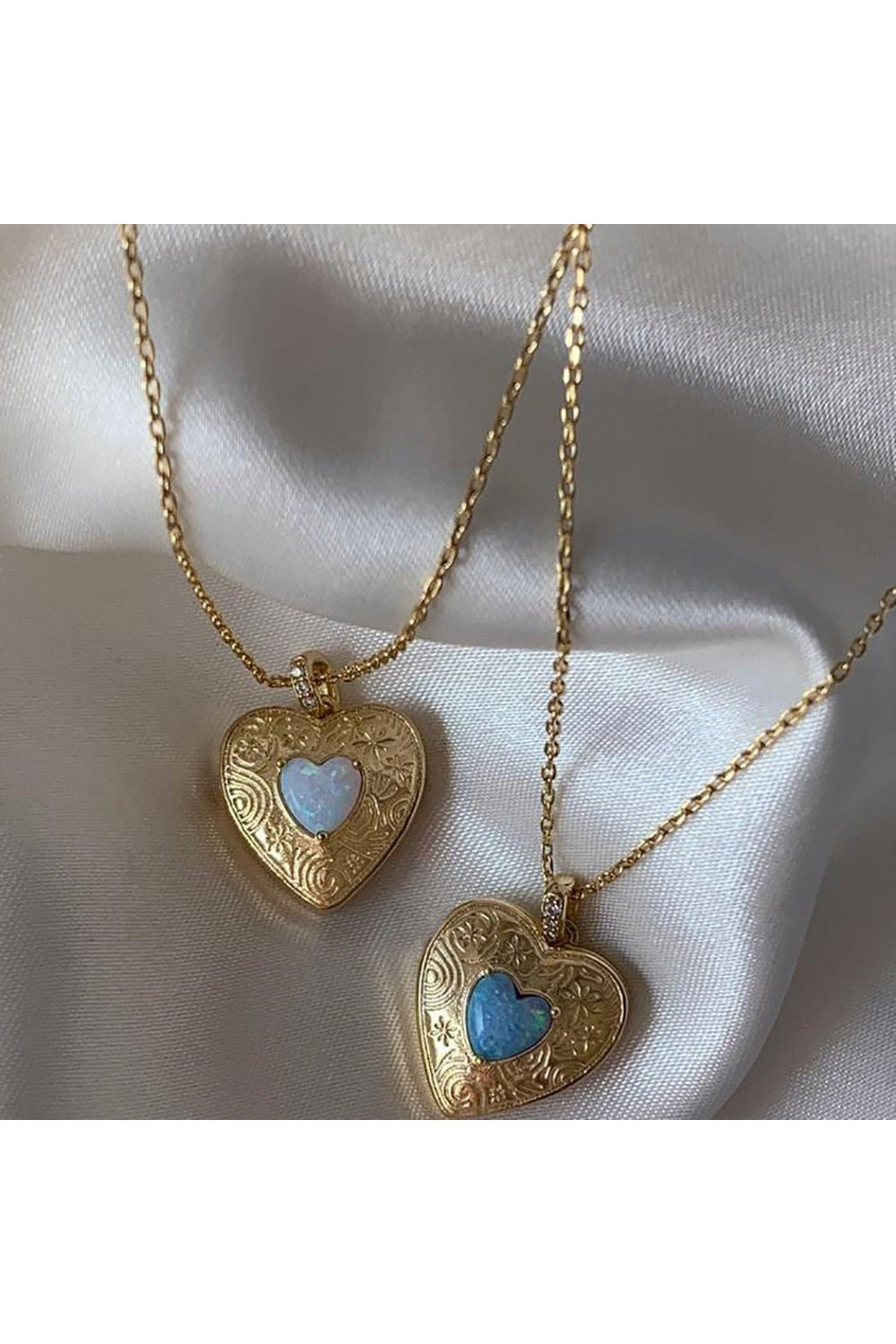 Y2k Alt Heart Locket Necklace