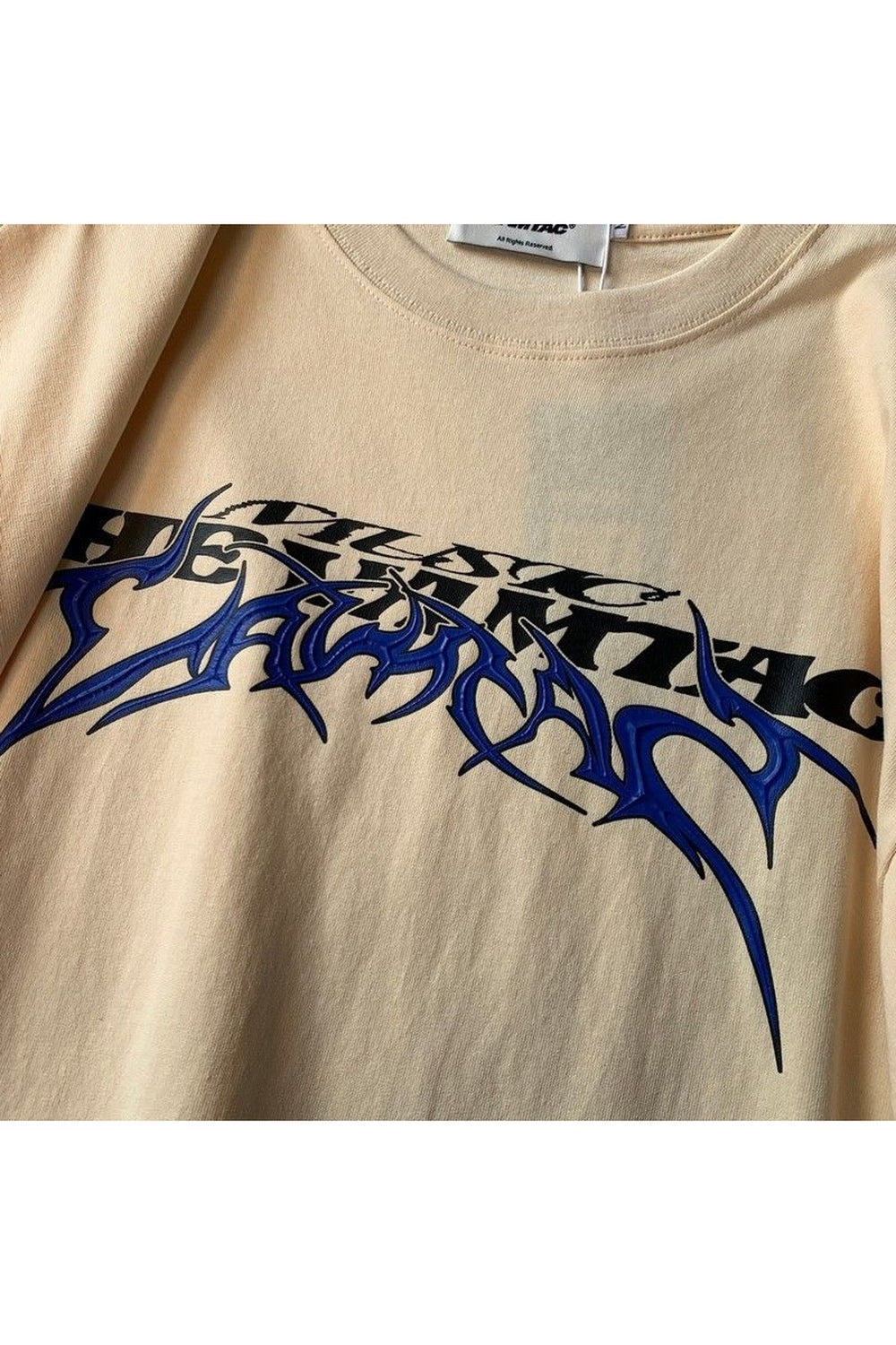 Y2k Alt Letter Print T-shirt