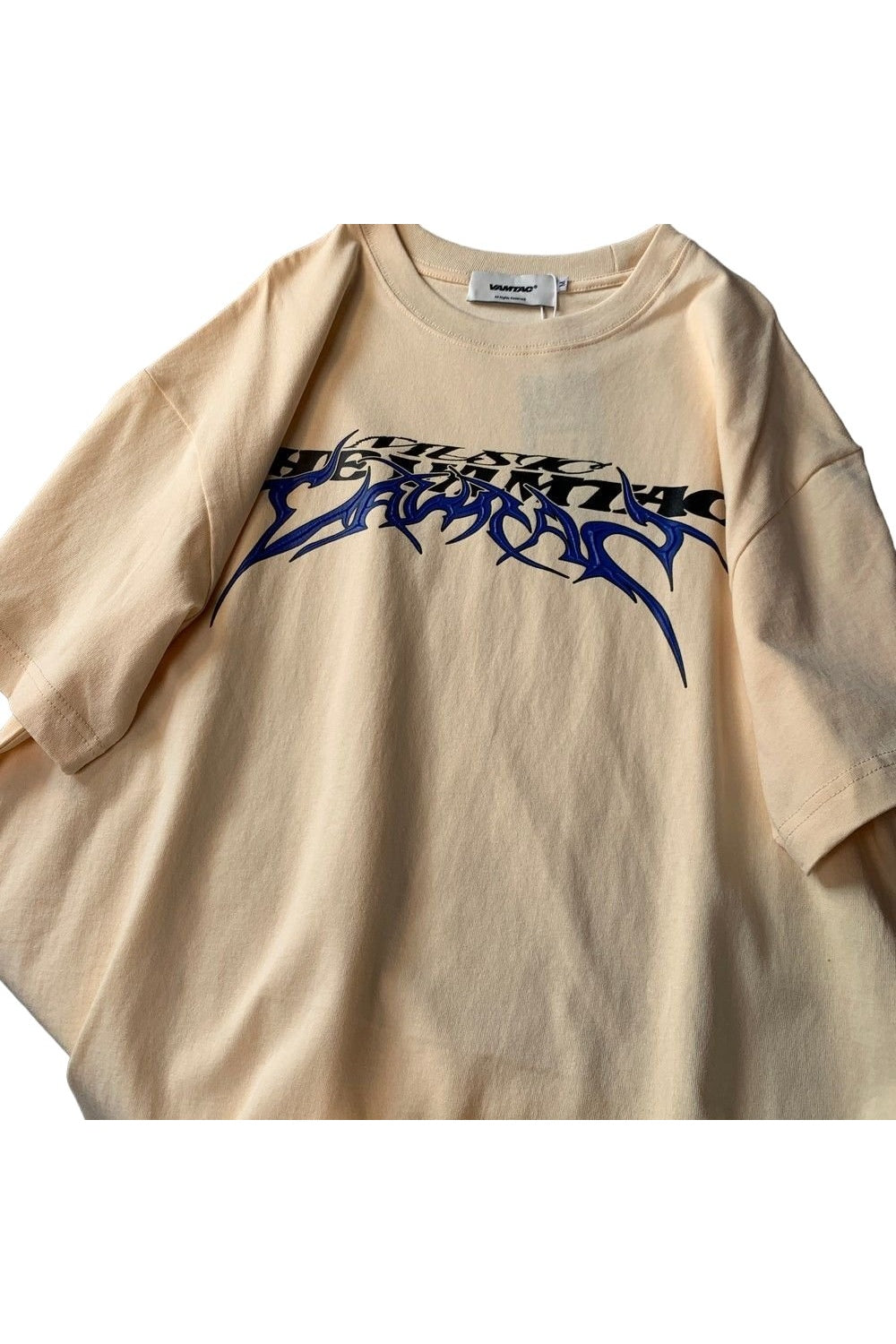 Y2k Alt Letter Print T-shirt