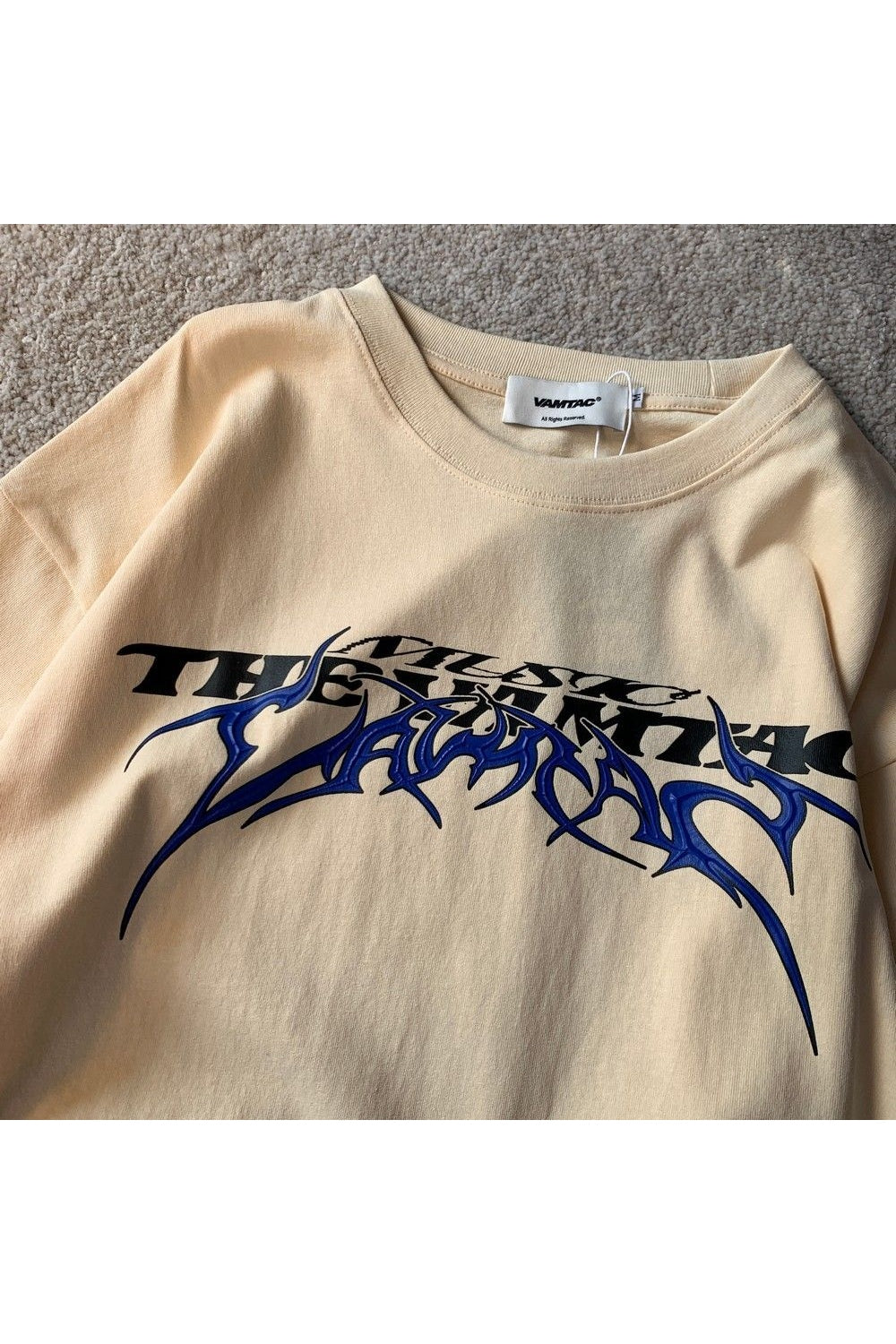 Y2k Alt Letter Print T-shirt