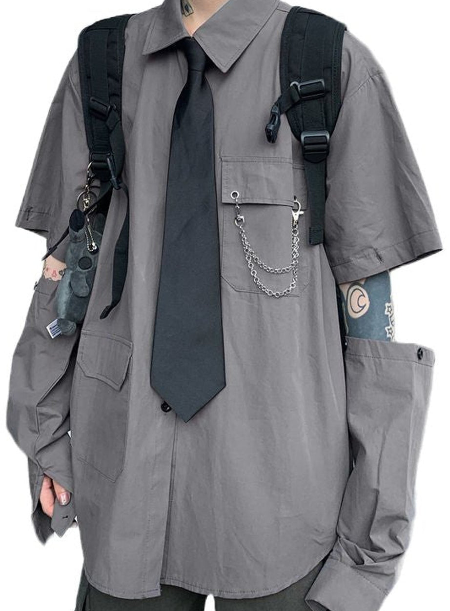 Y2k Alt Style Oversized Shirt