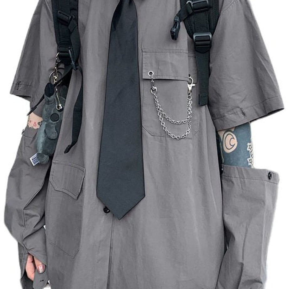 Y2k Alt Style Oversized Shirt