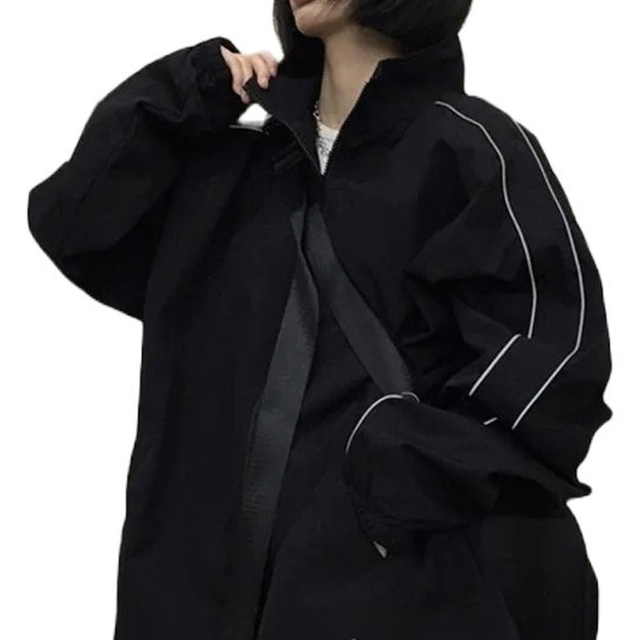 Y2k Alt Style Reflective Jacket