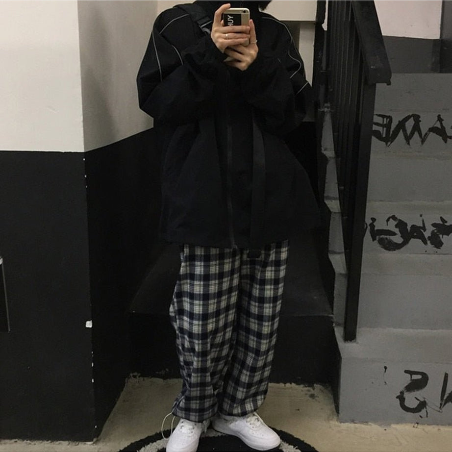 Y2k Alt Style Reflective Jacket