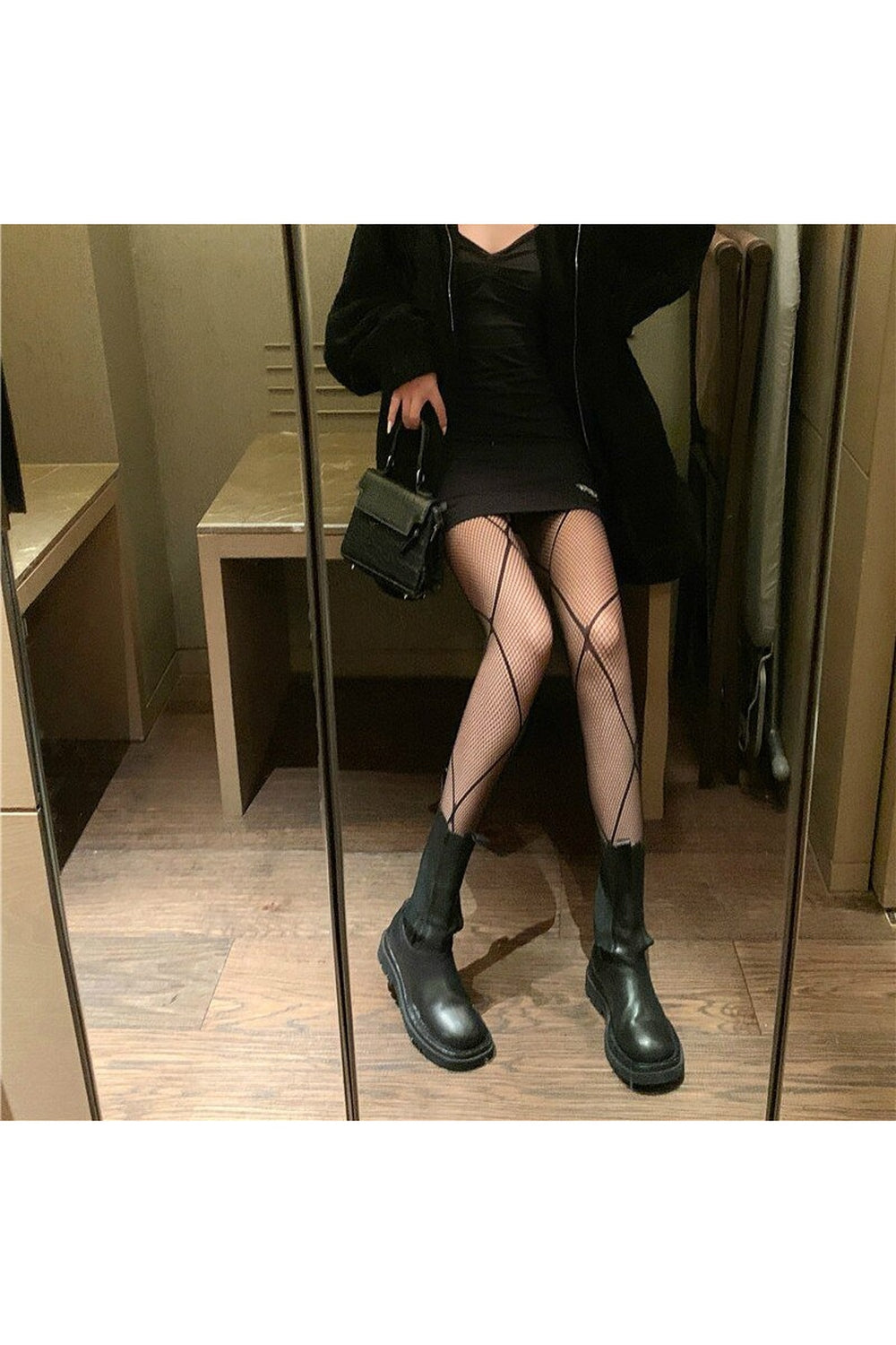 Y2k Alt Transparent Tights Fishnet