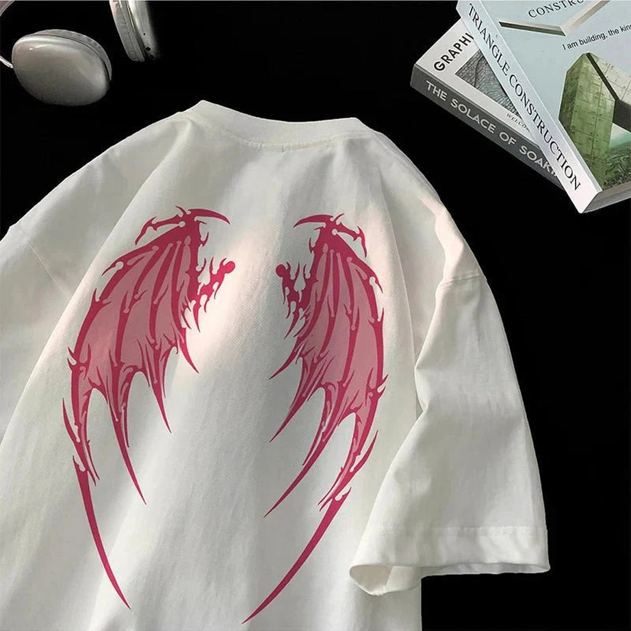 Y2k Angel Wings T-shirt