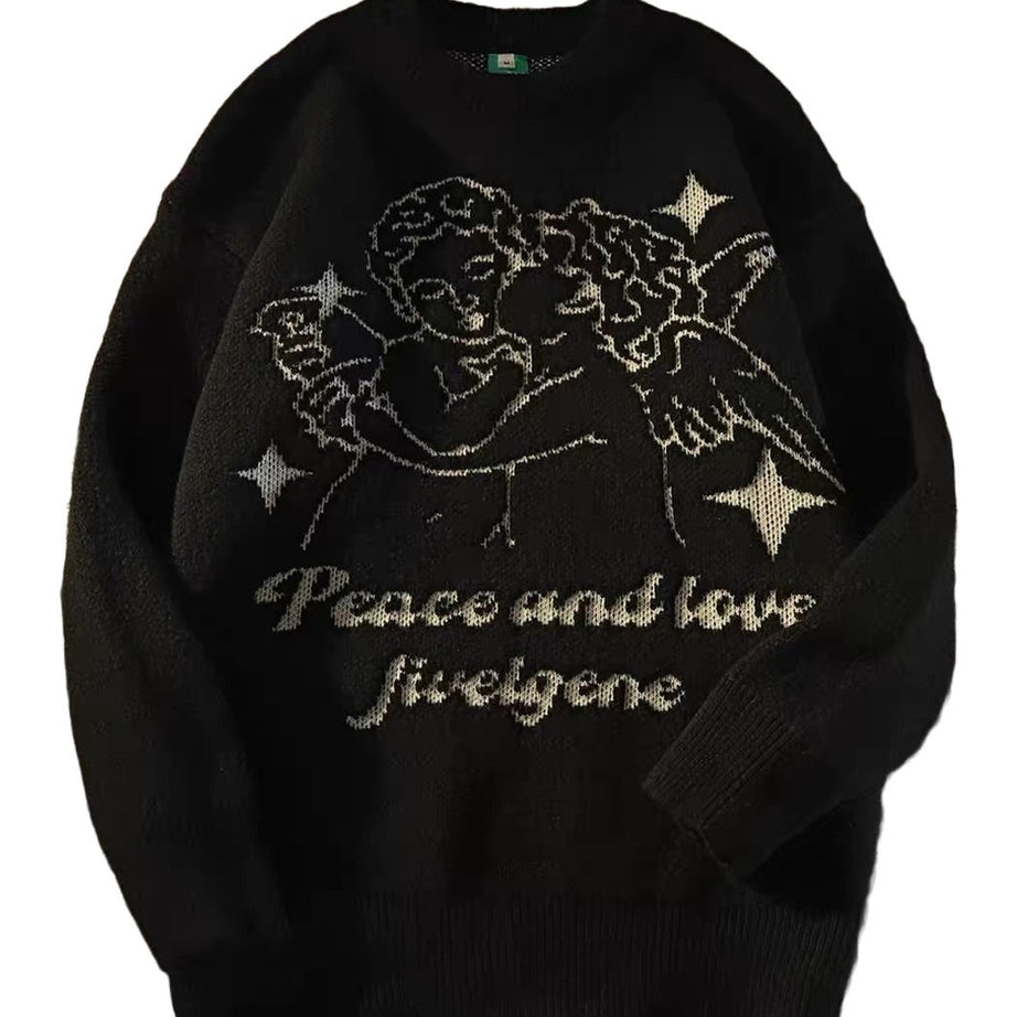 Y2k Angelcore Retro Sweater