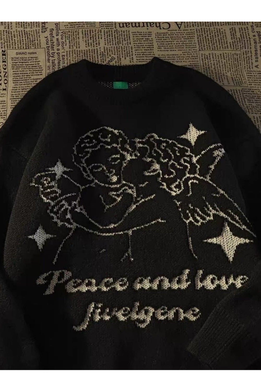 Y2k Angelcore Retro Sweater