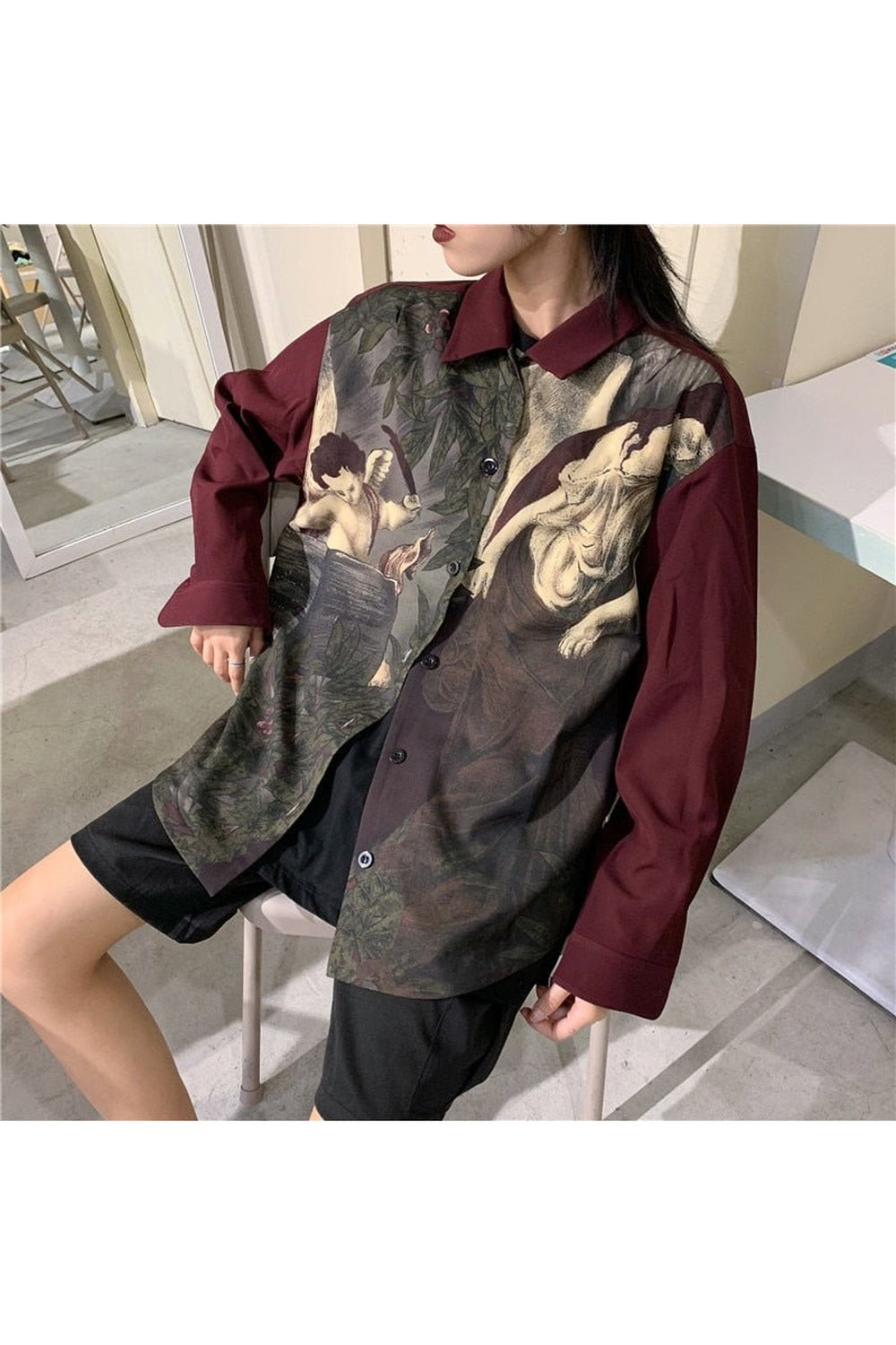 Y2k Angelcore Style Shirt