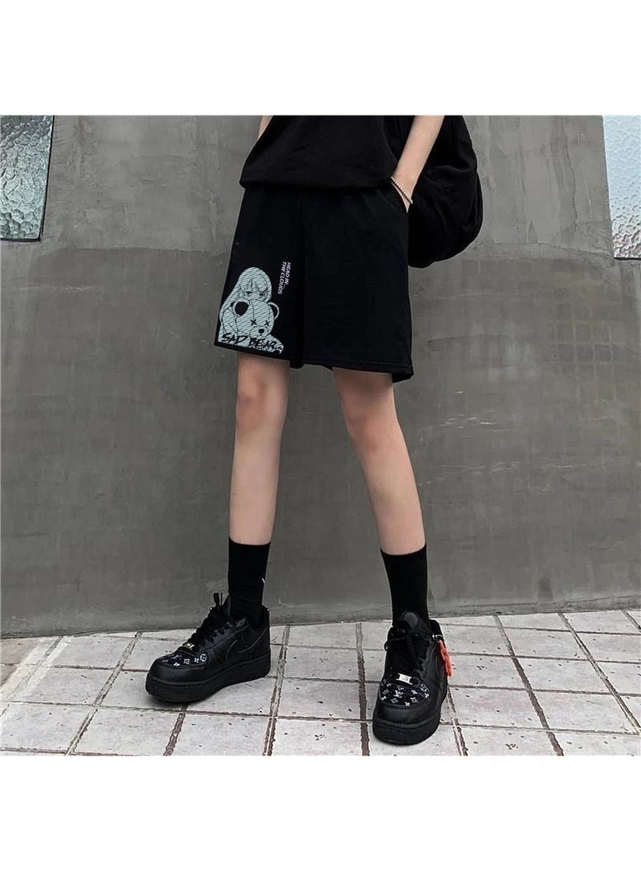 Y2k Anime Casual Shorts