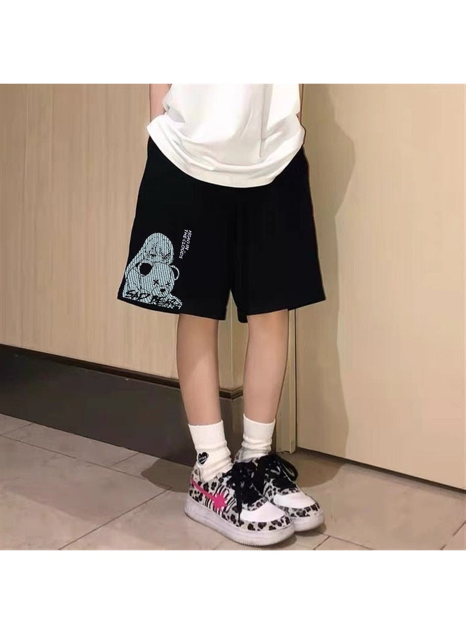Y2k Anime Casual Shorts