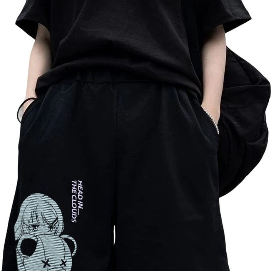 Y2k Anime Casual Shorts