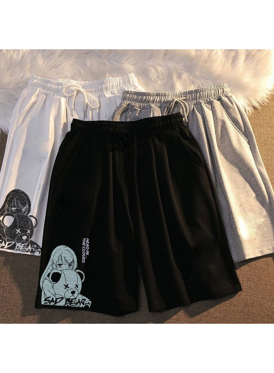 Y2k Anime Casual Shorts