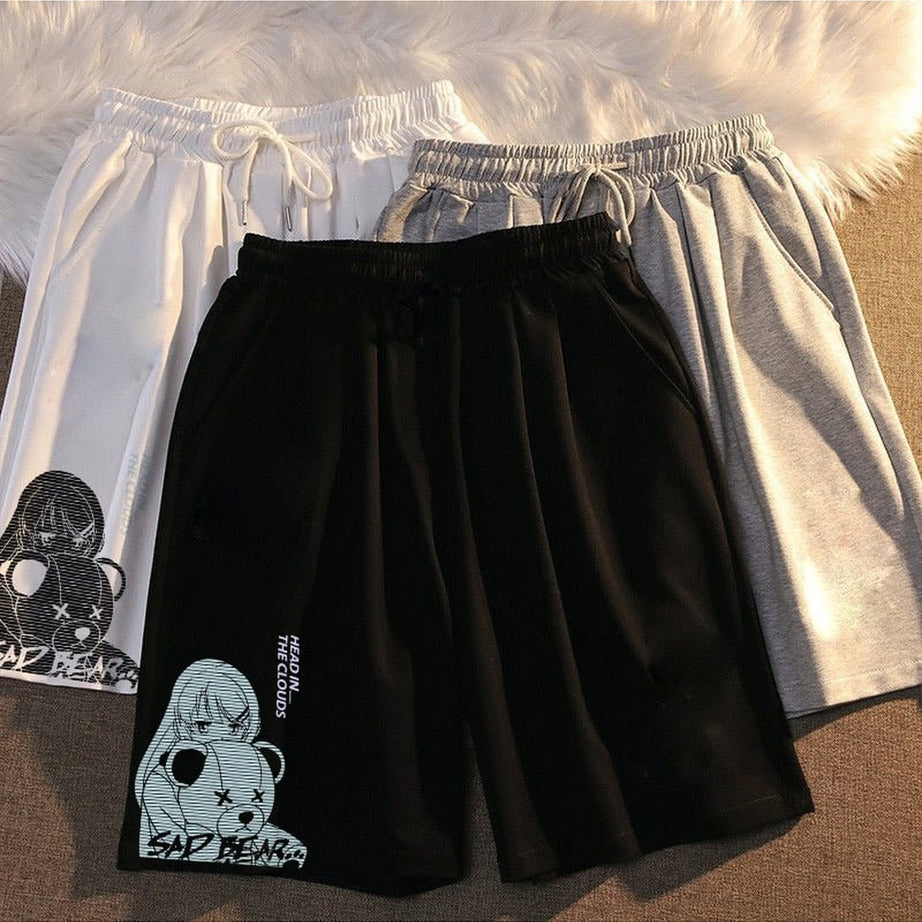 Y2k Anime Casual Shorts