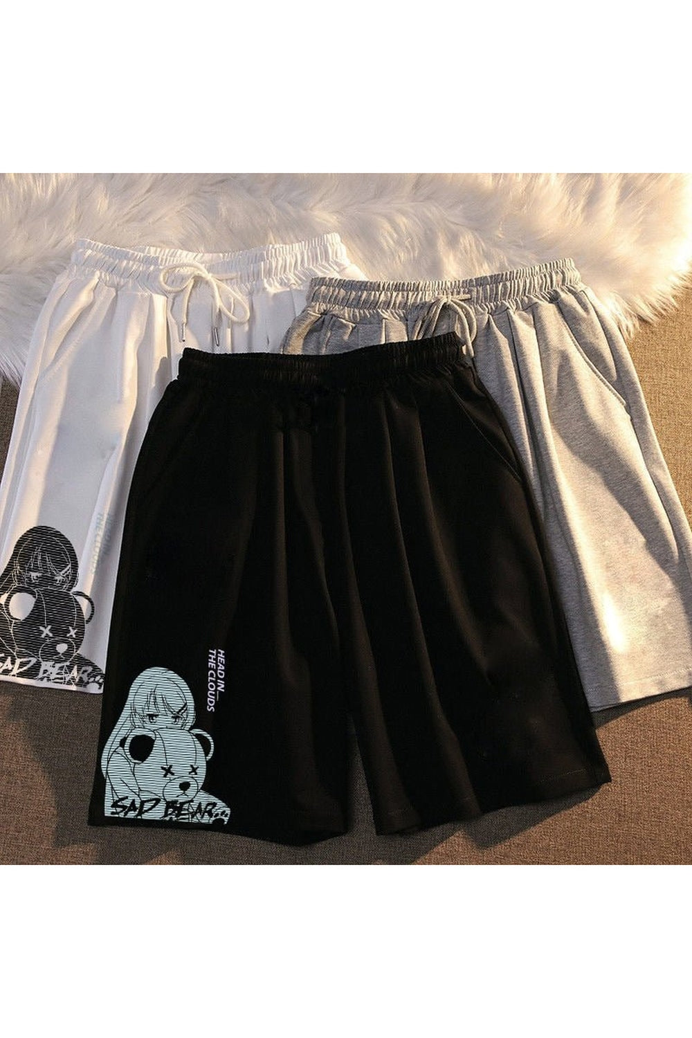 Y2k Anime Casual Shorts