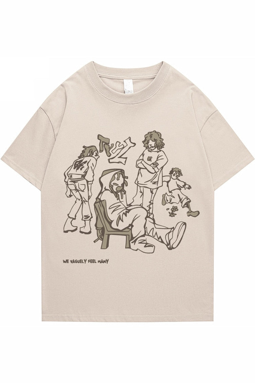 Y2k Anime Graphic Streetwear T-shirt