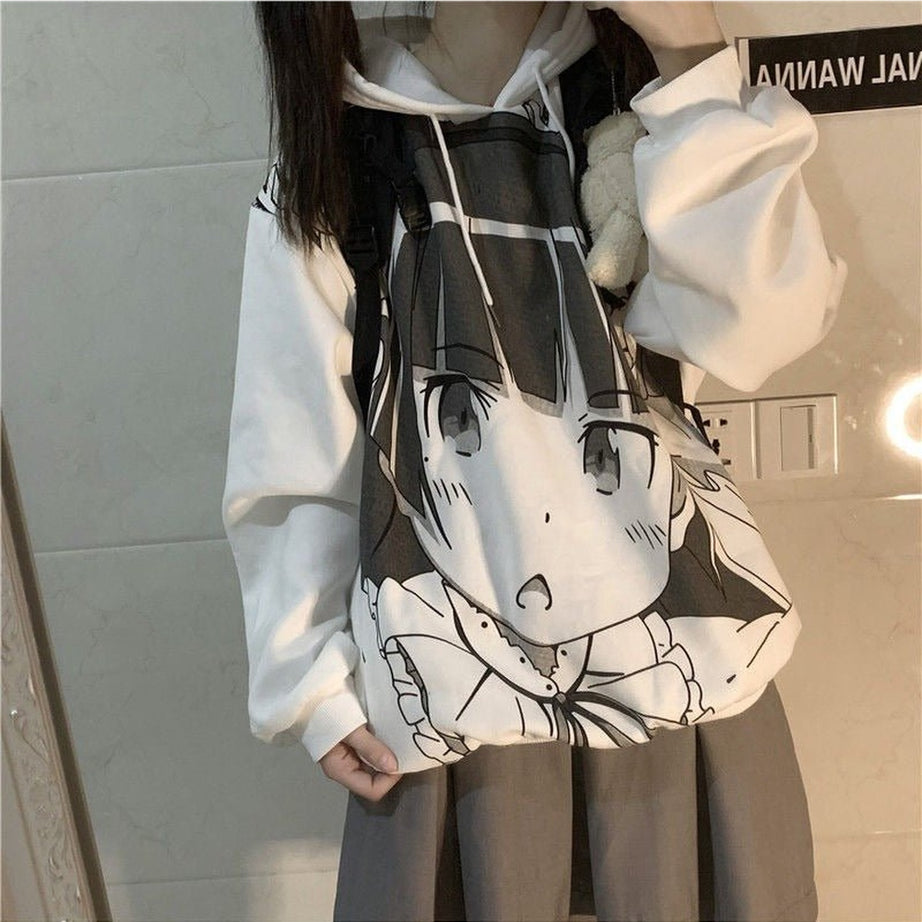 Y2k Anime Long Sleeve Sweatshirt