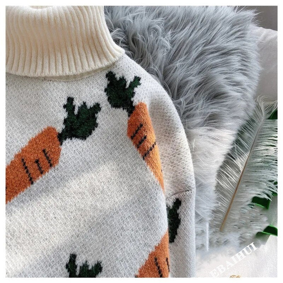 Y2k Art Hoe Fashion Knitted Sweater