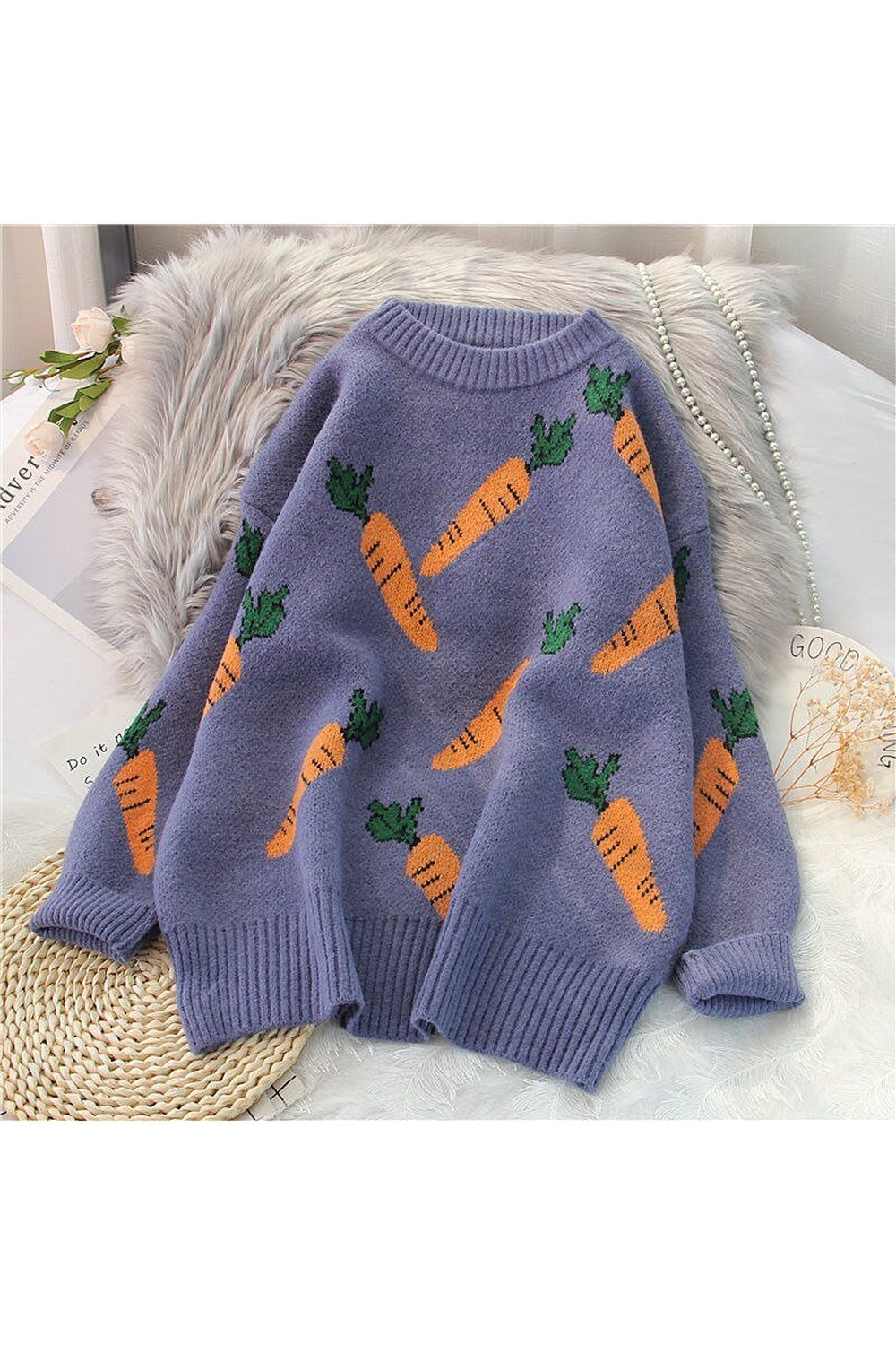 Y2k Art Hoe Fashion Knitted Sweater
