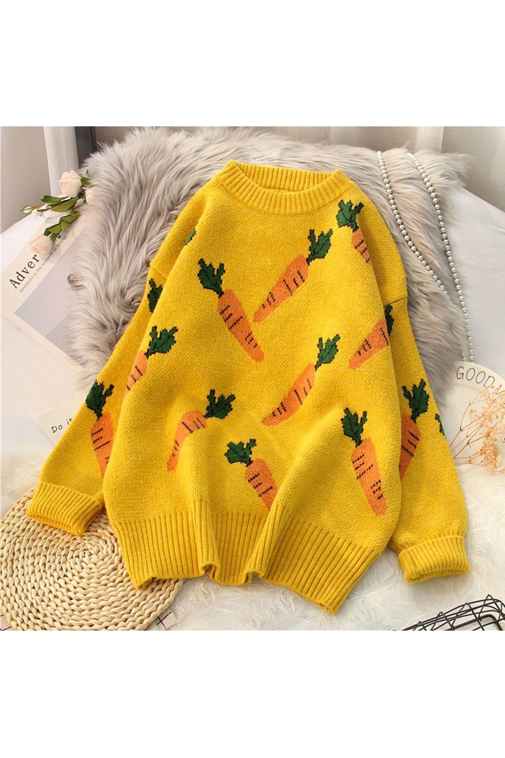 Y2k Art Hoe Fashion Knitted Sweater