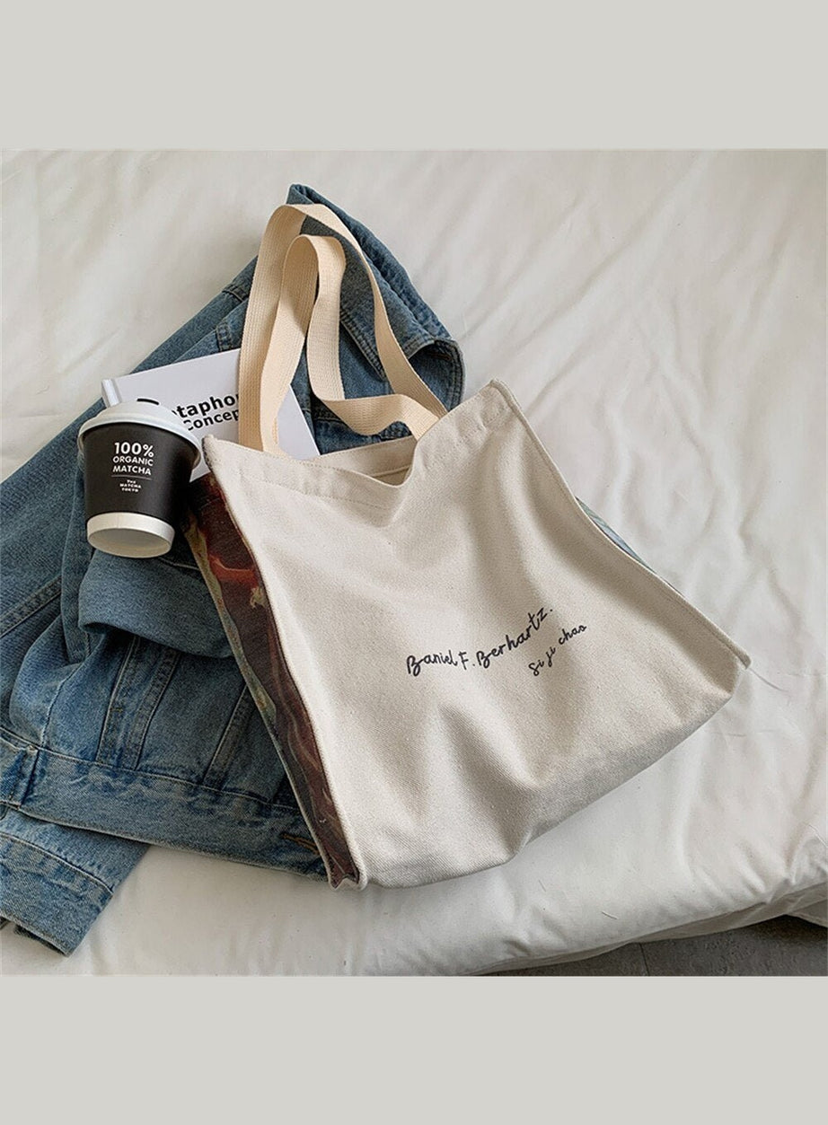 Y2k Art Hoe Retro Flower Shopping Bag