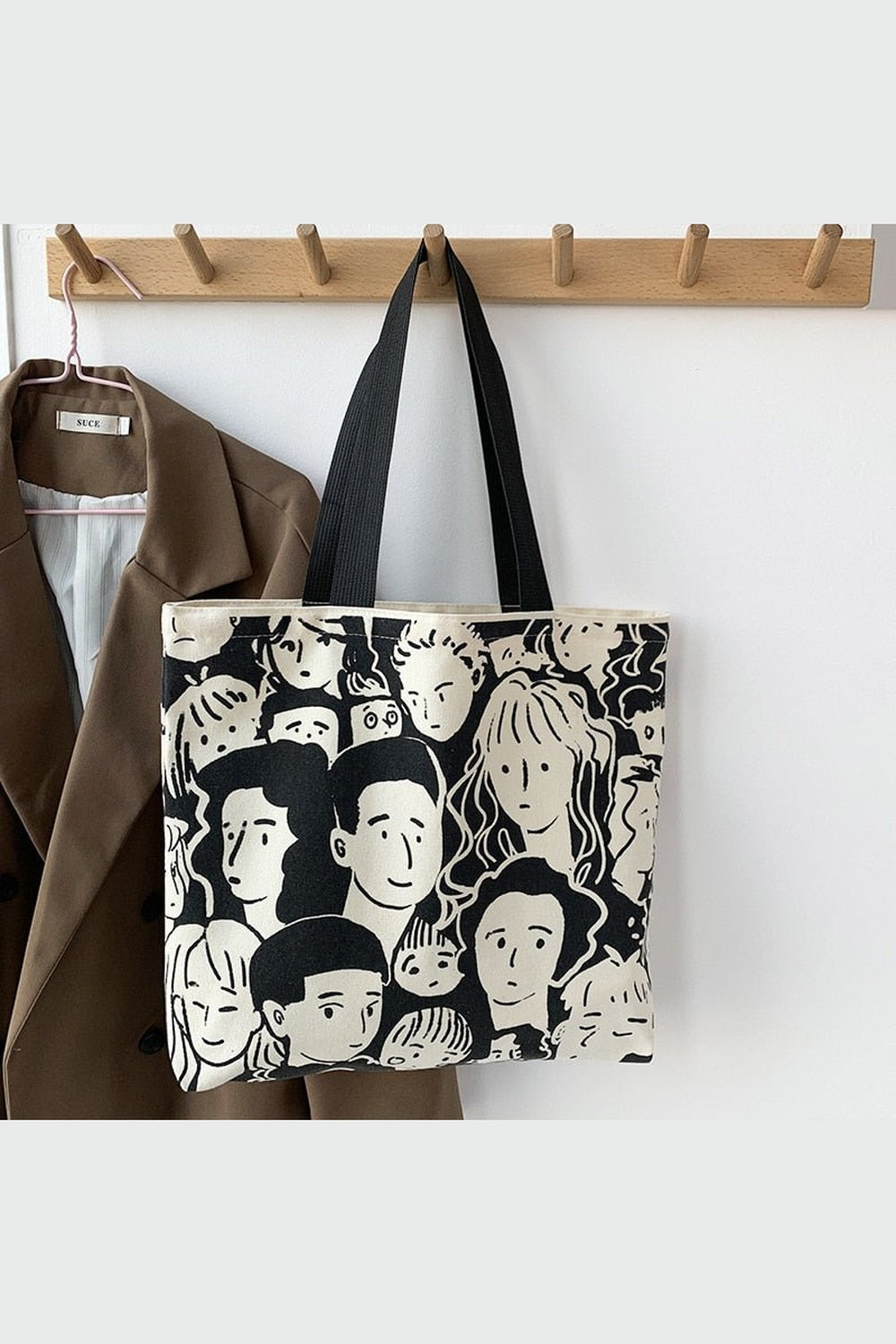 Y2k Artsy Lazy Style Shopping Bag