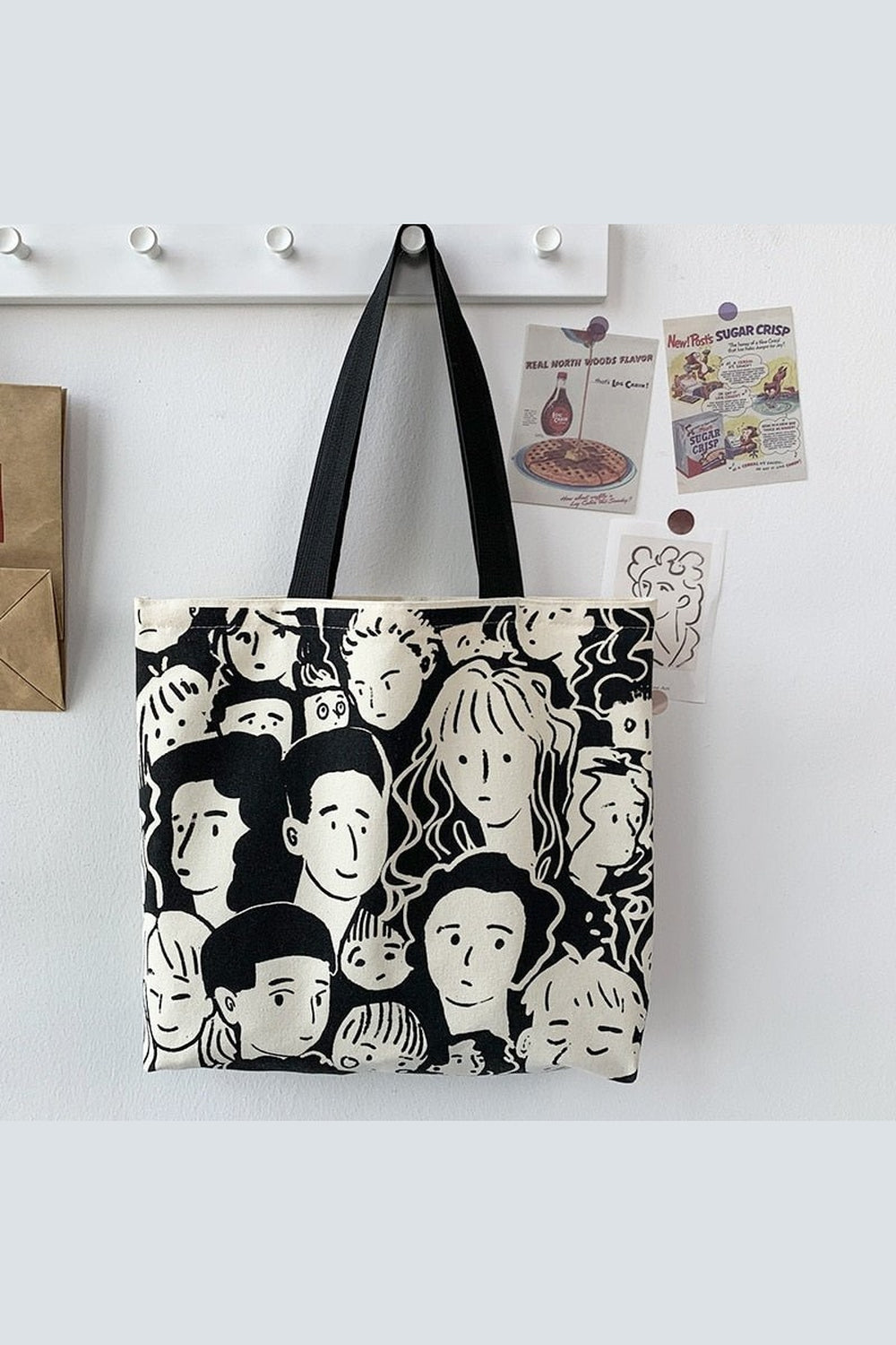 Y2k Artsy Lazy Style Shopping Bag