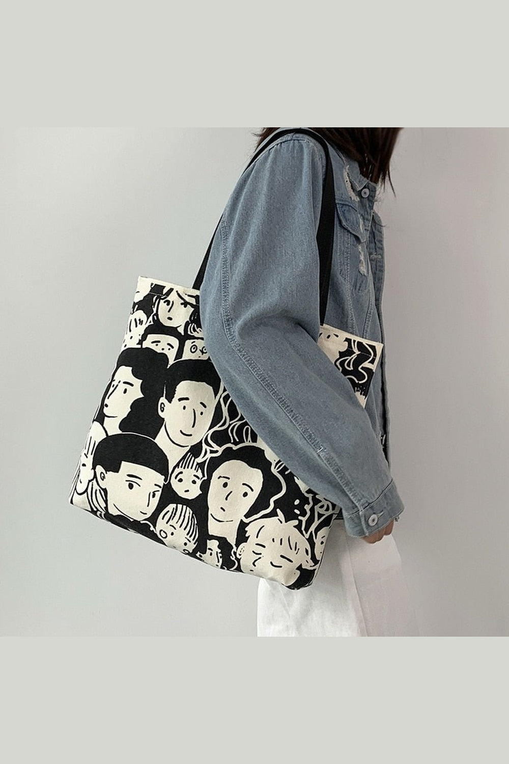 Y2k Artsy Lazy Style Shopping Bag