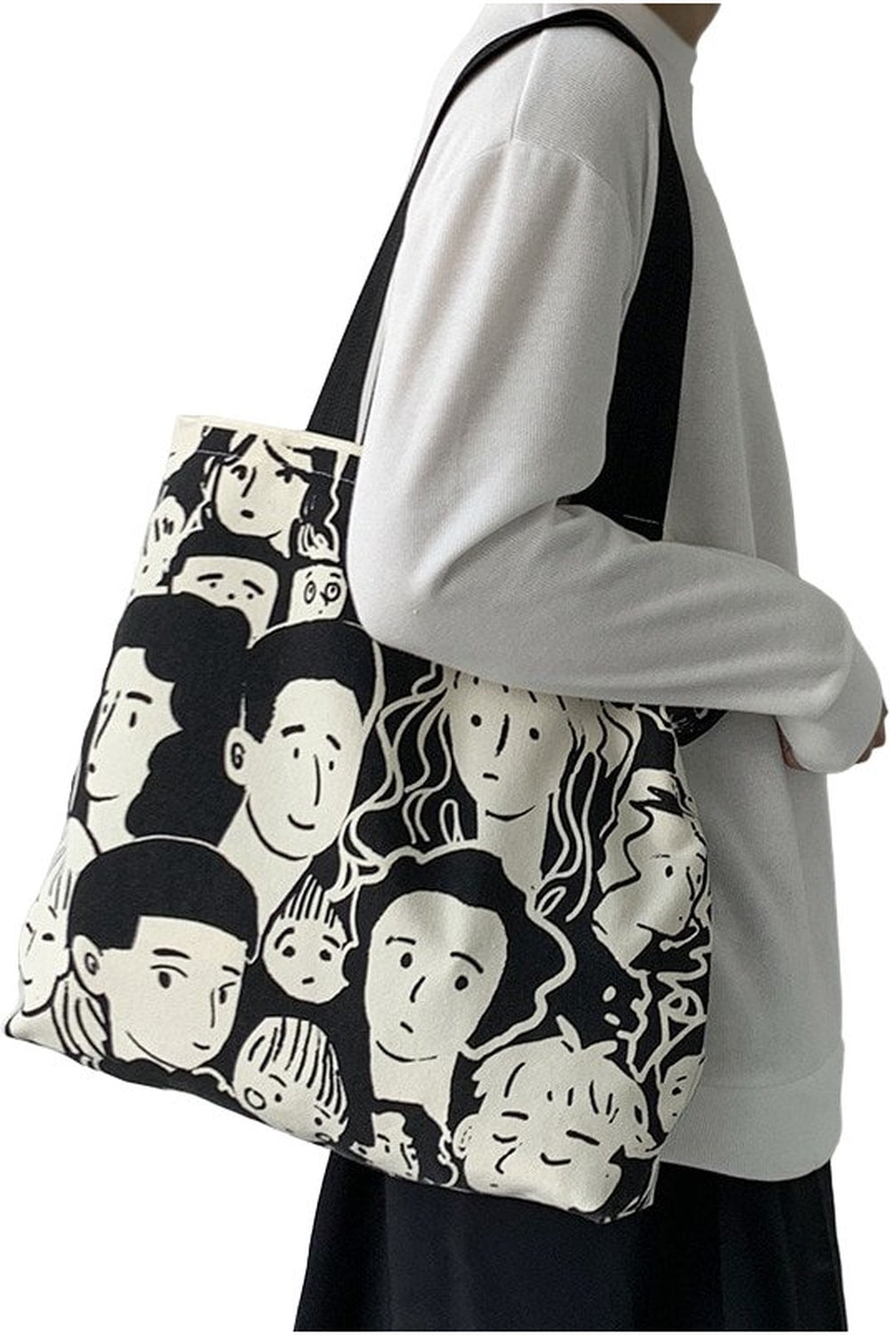 Y2k Artsy Lazy Style Shopping Bag