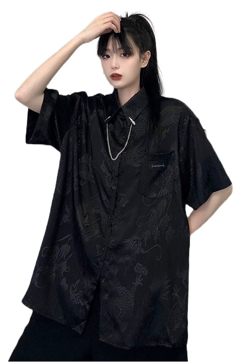 Y2k Asian Style Alt Shirt