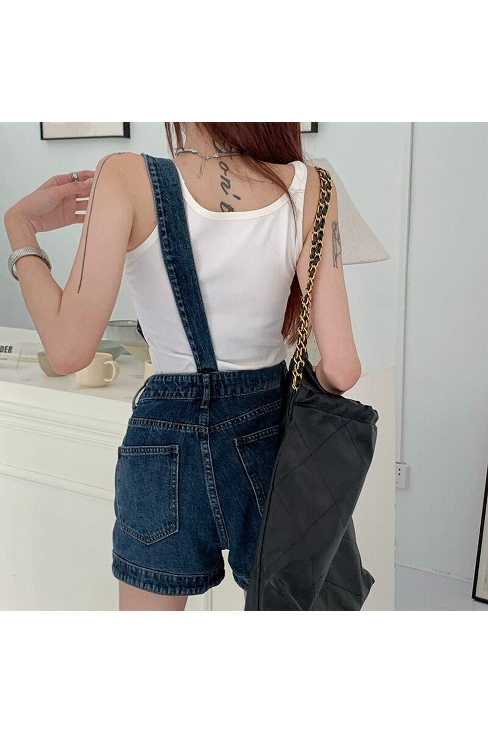 Y2k Asymmetrical Denim Jumpsuit