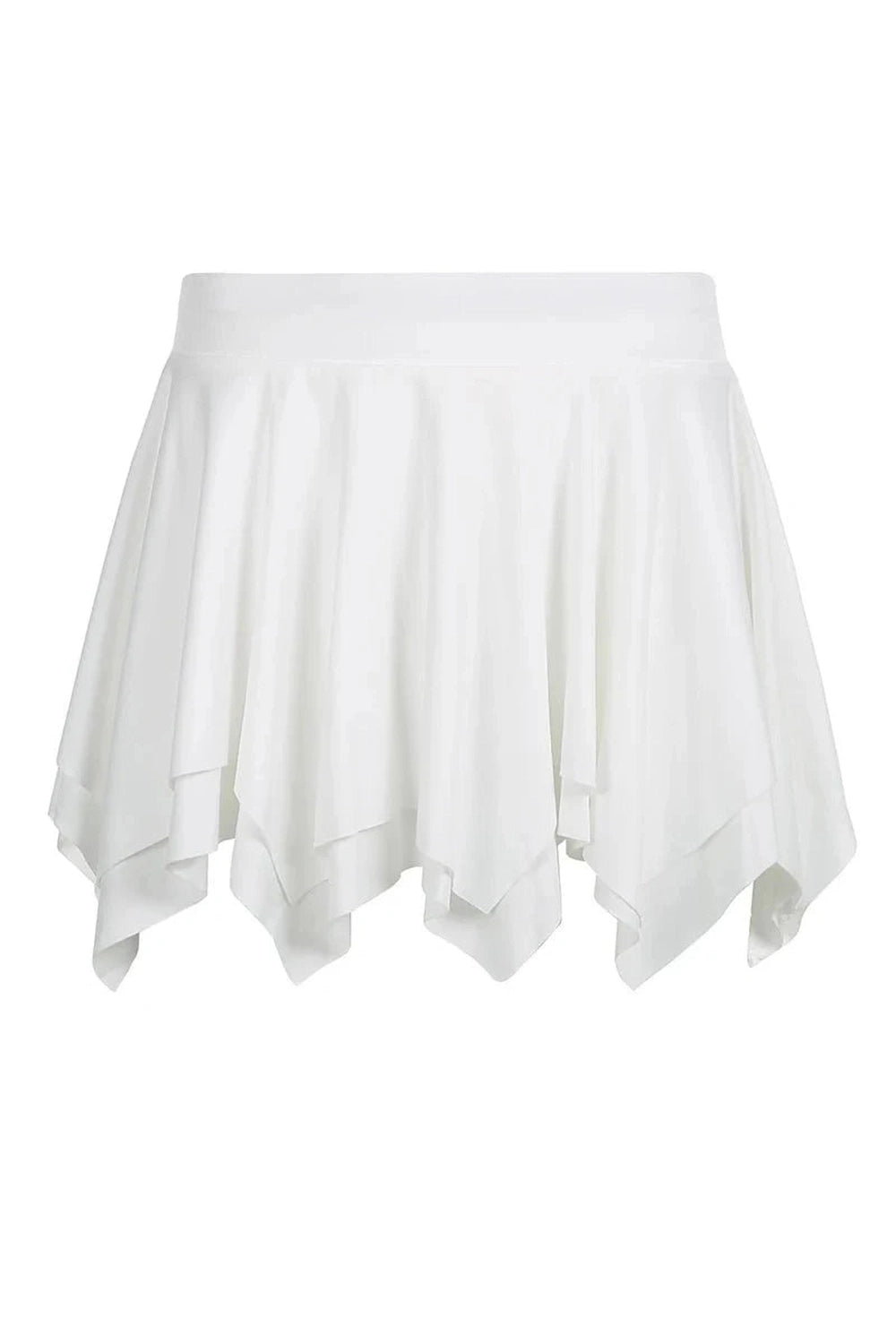 Y2k Asymmetrical Pleated Mini Skirt