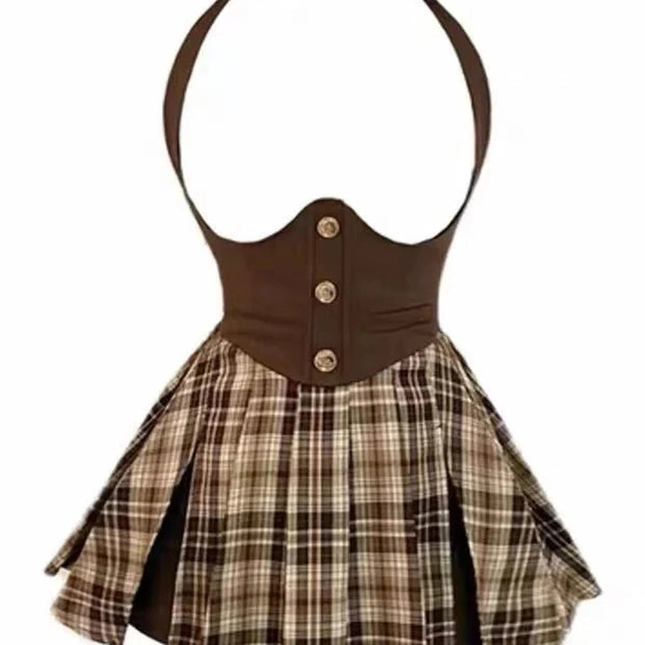 Y2k Autumn College Uniform Set Shirt