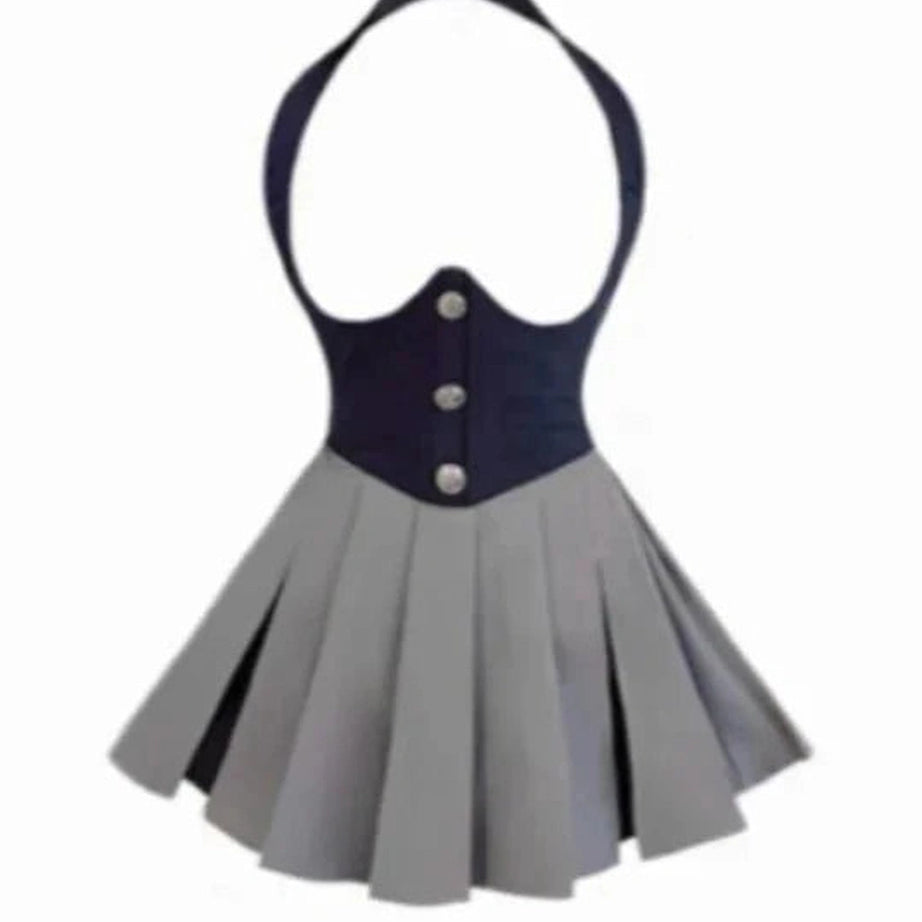 Y2k Autumn College Uniform Set Shirt