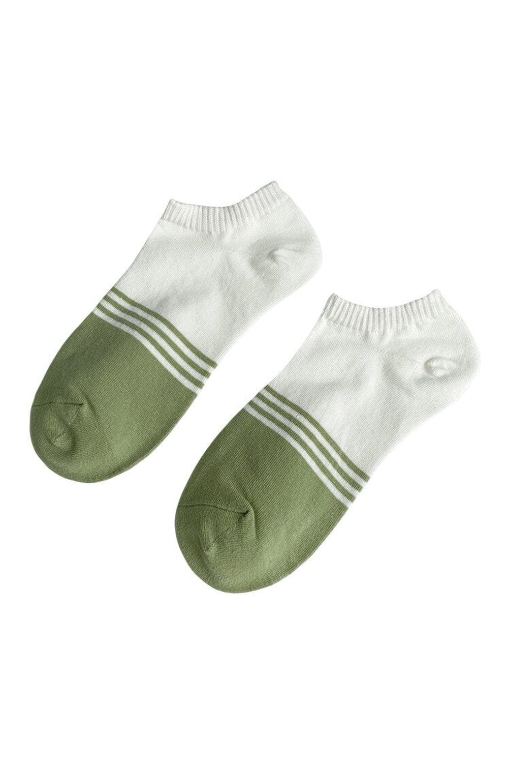 Y2k Avocado Green Short Socks