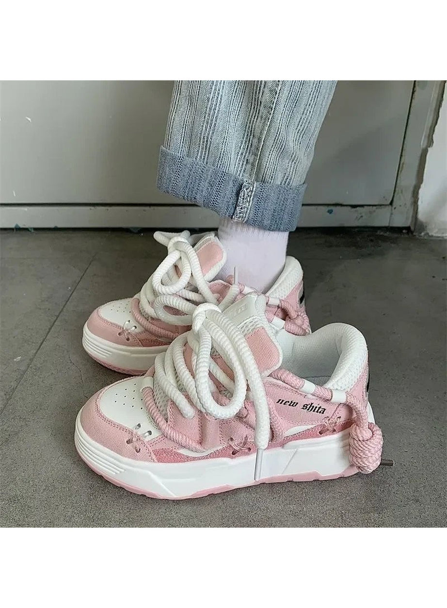 Y2k Azure Wave Sneakers