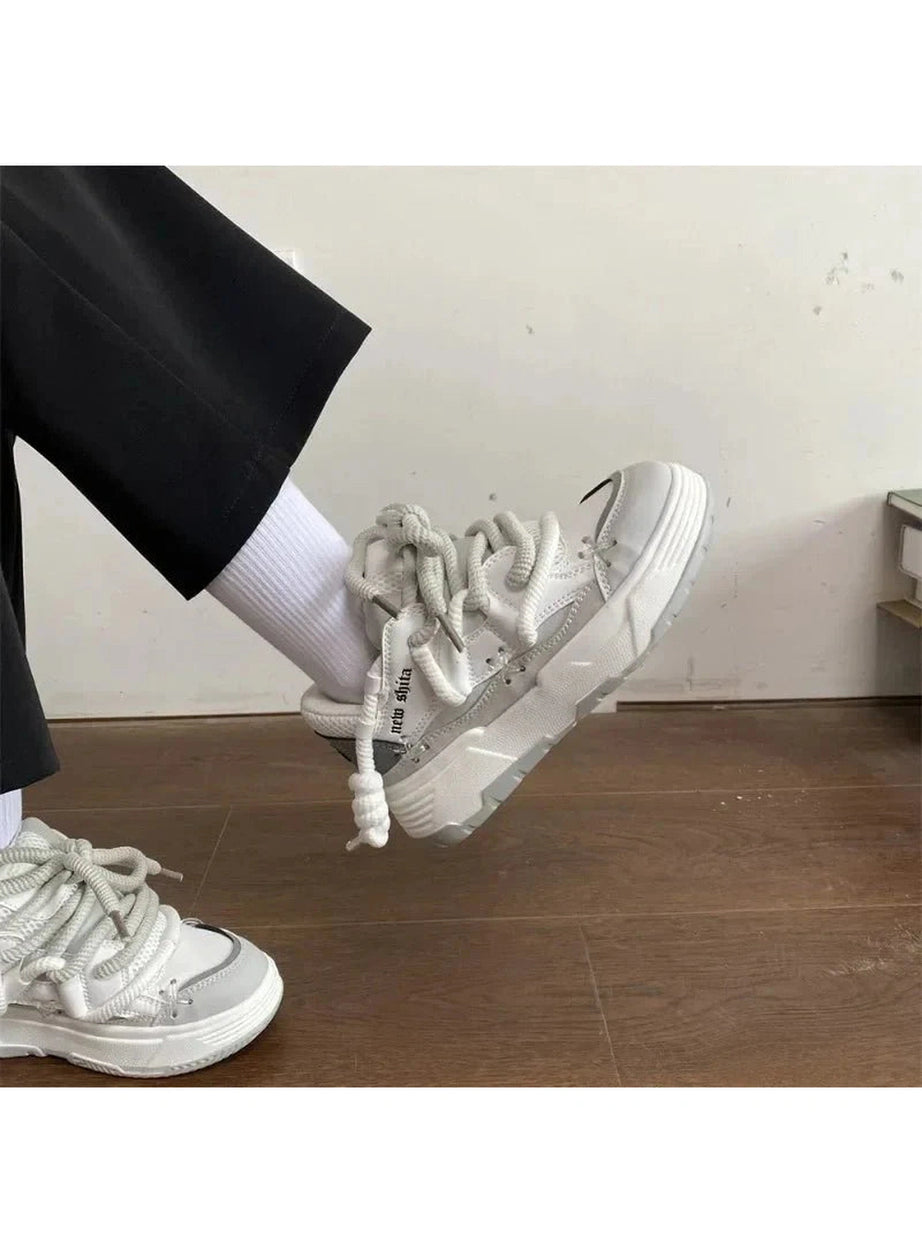 Y2k Azure Wave Sneakers