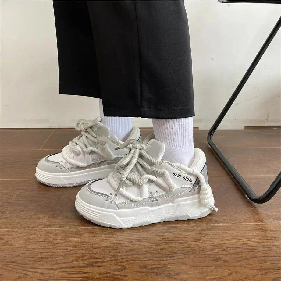 Y2k Azure Wave Sneakers