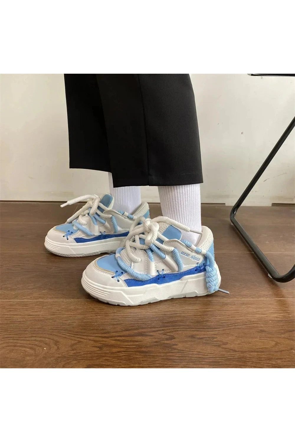 Y2k Azure Wave Sneakers