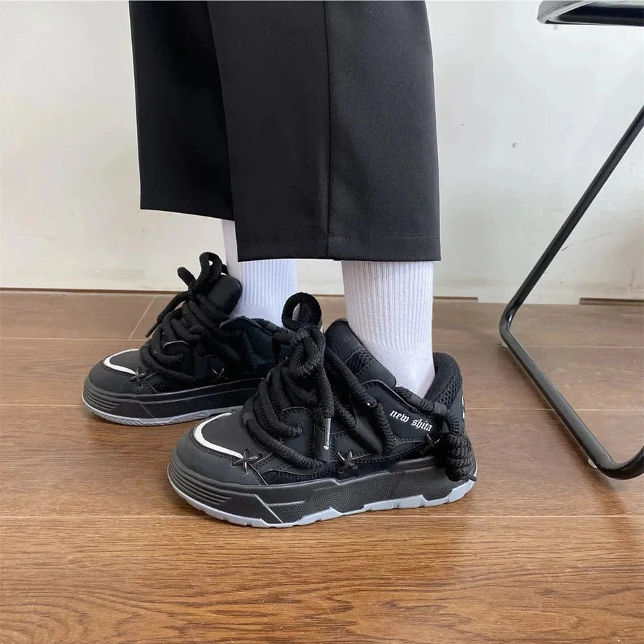 Y2k Azure Wave Sneakers