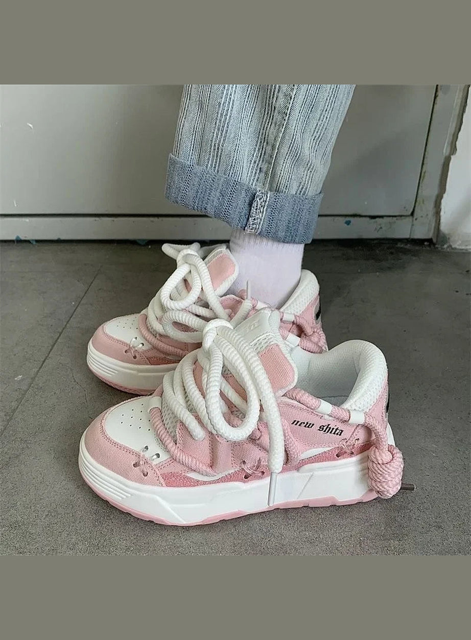 Y2k Azure Wave Sneakers