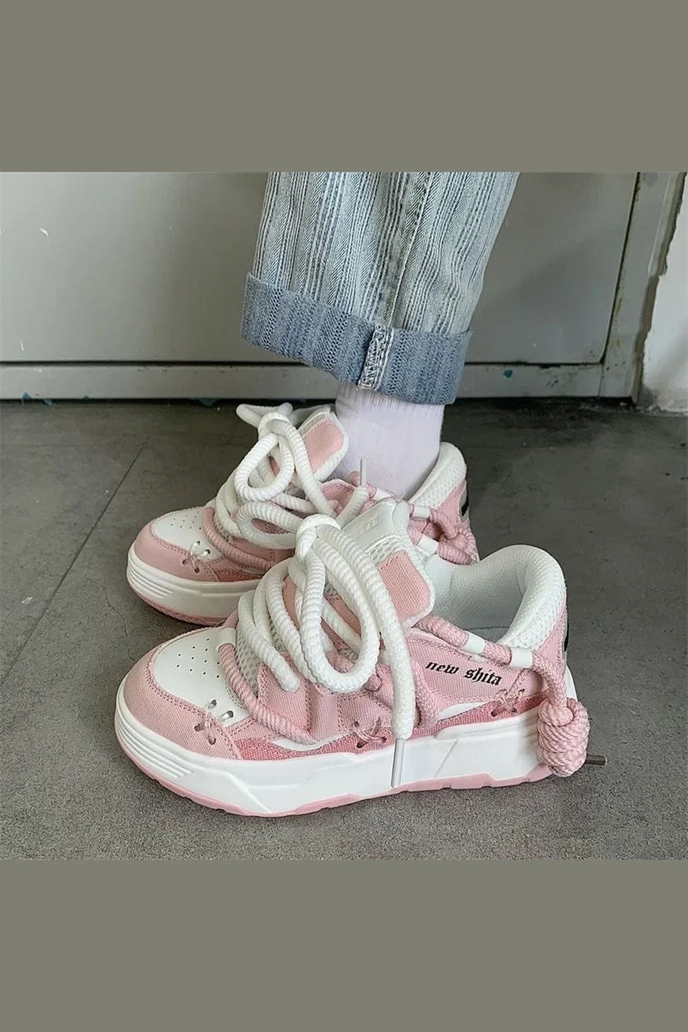 Y2k Azure Wave Sneakers