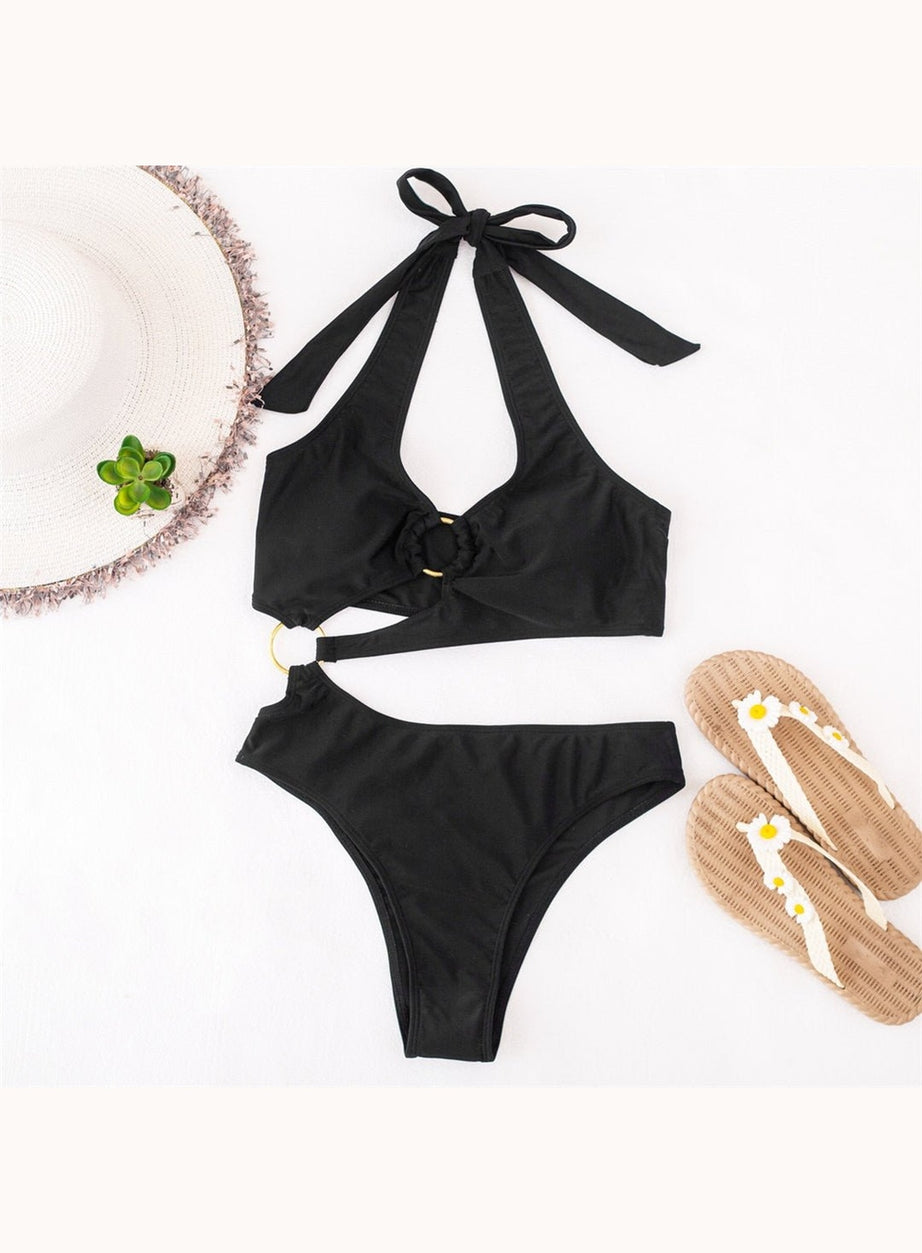 Y2k Baddie Asymmetric One Shoulder Swimsuit