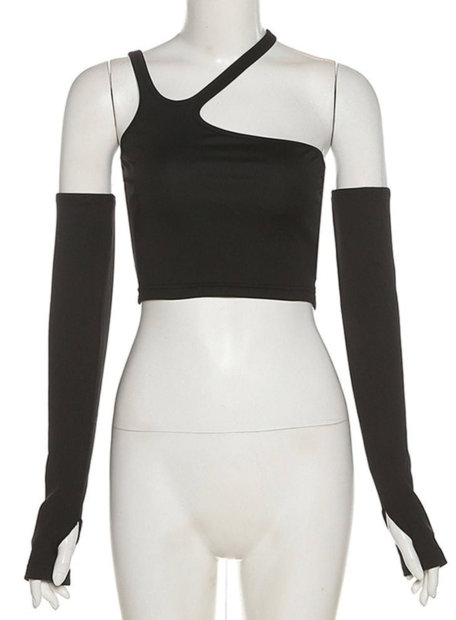 Y2k Baddie Fashion Basic Crop Top