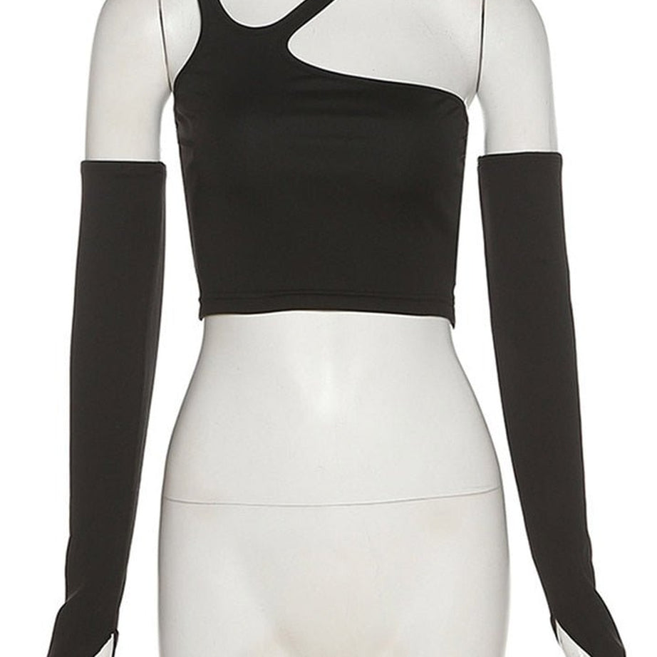 Y2k Baddie Fashion Basic Crop Top